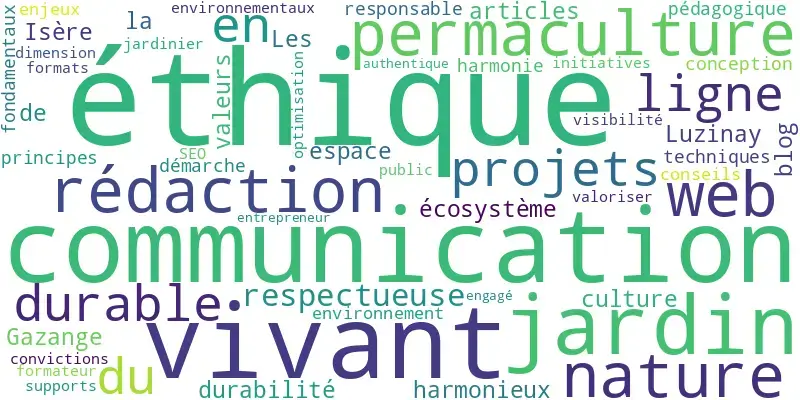 Blog de rédaction web écoresponsable